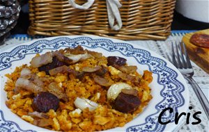 Migas Con Chorizo
