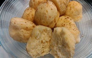 Bolitas De Bizcocho De Vainilla Light Sin Harina Y Sin Gluten
