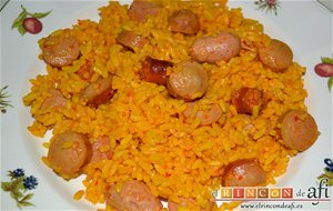 Arroz Con Salchichas Y Chistorra