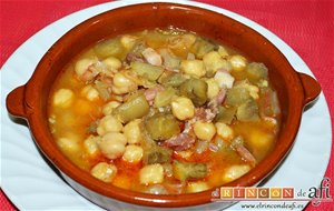 Garbanzos Con Berenjena