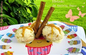 Helado De Turrón Duro
