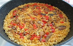 Arroz Con Setas Y Chorizo
