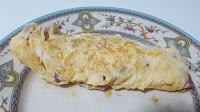 Tortilla A La Francesa Con Jamón 
