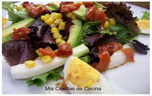 Ensalada Variada Con Tomates Secos
