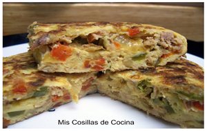 Tortilla De Pimientos Y Atún
