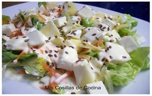 Ensalada De Manzanas Y Queso Fresco
