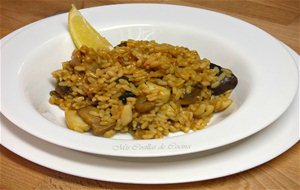 Arroz Con Sepia Y Setas
