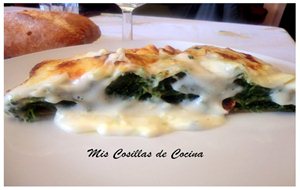 Lasaña De Espinacas Y Queso
