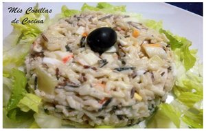 Ensaladilla De Arroz Y Piña
