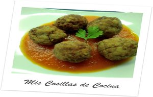 Albóndigas De Soja Texturizada Con Tomate
