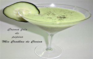 Crema Fría De Pepino
