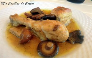 Pollo En Salsa Con Setas
