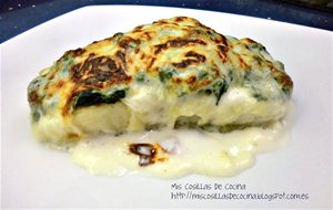 Bacalao Con Espinacas Gratinado
