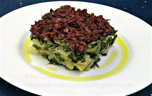 Acelgas Salteadas Con Morcilla
