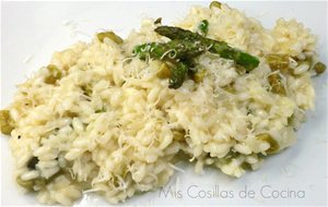 Risotto De Espárragos Verdes
