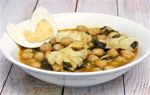 Potaje De Garbanzos Con Bacalao
