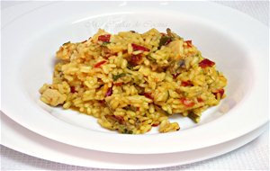 Arroz Con Verduras Y Pollo
