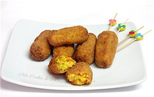 Croquetas De Mijo Zanahoria Y Queso
