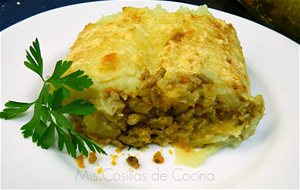 Pastel De Carne Y Patata Gratinado
