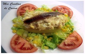 Patatas Rellenas En Ensalada
