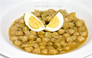 Potaje De Garbanzos Con Col
