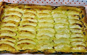 Tarta De Hojaldre Y Manzana Fácil..
