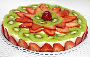 Tarta Mousse De Queso Con Frutas
