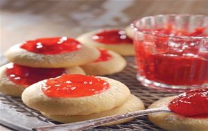 Galletas Con Gotas De Fresa