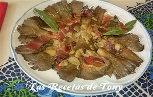 Setas Salteadas Con Jamón Serrano Al Ajill0
