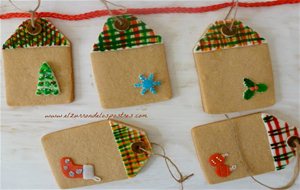 Galletas Etiquetas De Navidad
