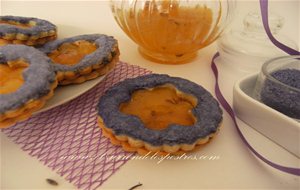 Galletas Rellenas  De Jalea De Lavanda
