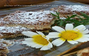 Barritas De Avena Y Mermelada De Higos Con Streusel De Gofio
