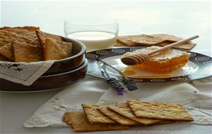 Galletas De Miel Y Almendra
