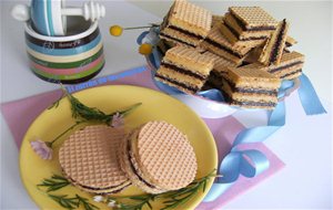 Galletas De Barquillo De Cacao Y Miel
