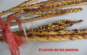 Grisines Con Chocolate
