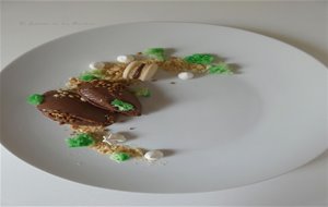 Helado De Chocolate Con Praliné De Almendra
