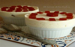 Soufflé Helado De Queso Con Conserva De Guayaba
