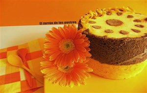 Pastel Cremoso De Naranja Y Chocolate
