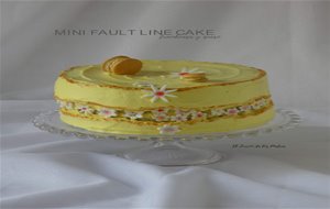 Mini Fault Line Cake De Frambuesa Y Crema De Queso
