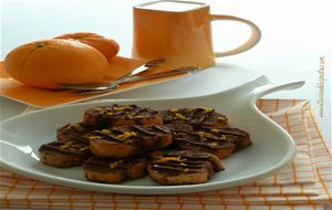 Mini Torrijas De Chocolate Y Naranja
