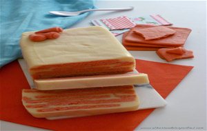 Pastel De Galletas Y Chocolate Blanco
