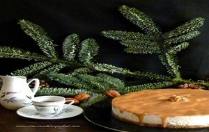 Tarta De Queso Y Praliné De Nueces
