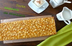 Tarta Alsaciana De Manzana
