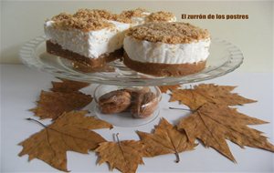 Tartitas De Queso Con Praliné De Nueces
