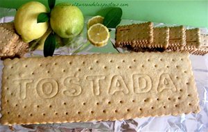 Mega Galleta Tostada Con Crema De Limón
