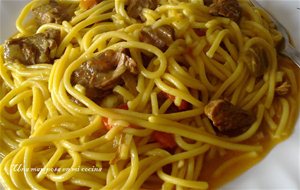 Guiso De Fideos Con Carne
