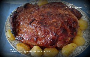 Paleta De Cerdo Al Horno
