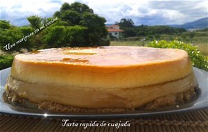 Tarta Rapida De Cuajada
