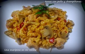 Arroz Con Pollo Y Champiñones
