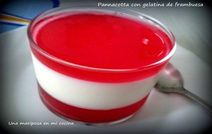 Pannacotta Con Gelatina De Frambuesa
